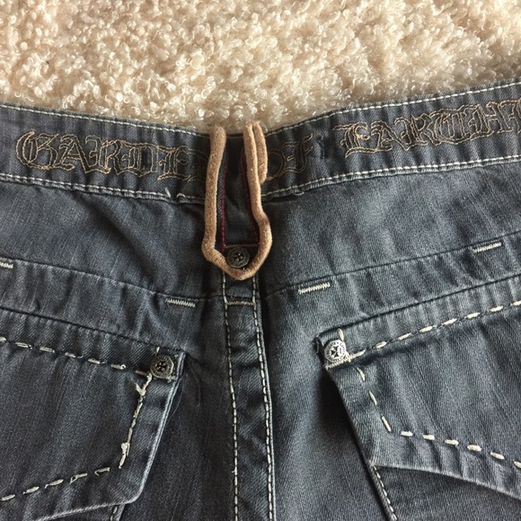 GARDEN OF EARTHLY DELIGHTS MEN’S GRAY JEANS W-30” - Picture 4 of 8